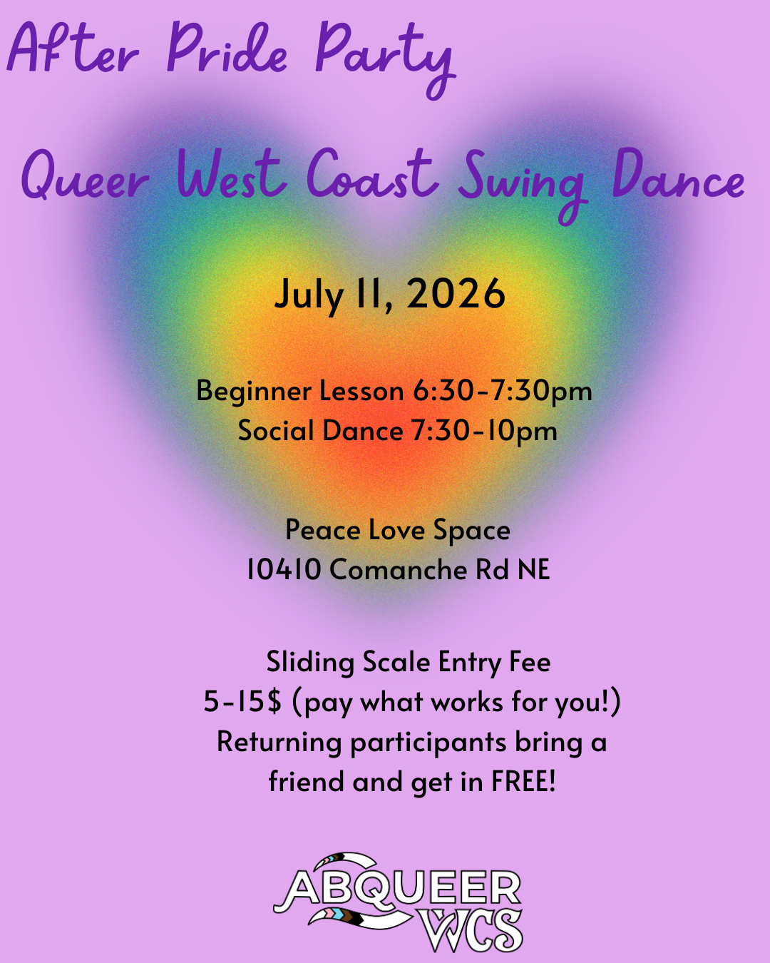 July Queer WCS Social Dance
