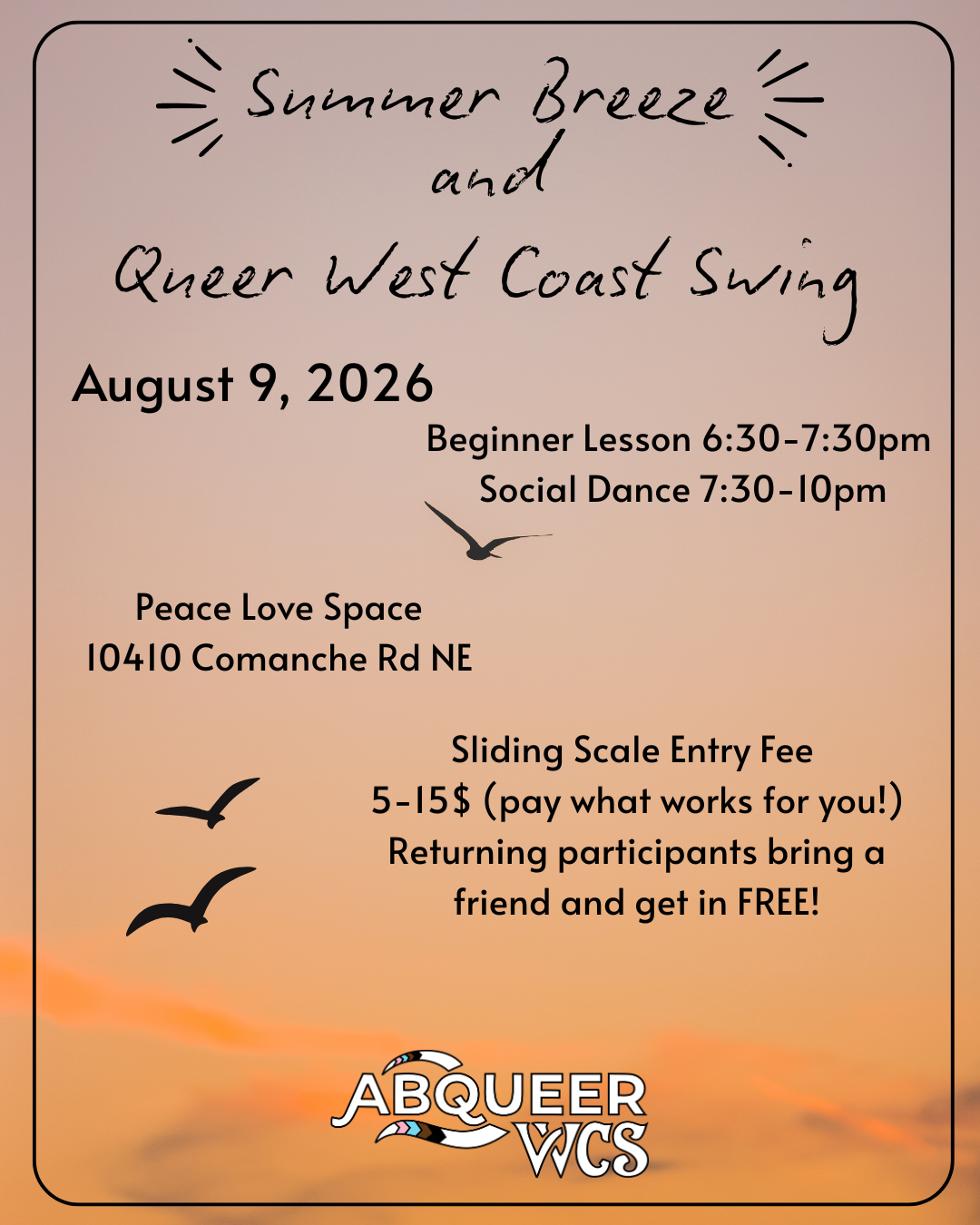 August Queer WCS Social Dance